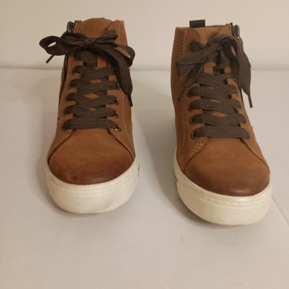 Remonte Saddle Leather High Top Sneakers Women’s EU 39 (US 8) VGC Comfort Casual - Picture 5 of 12
